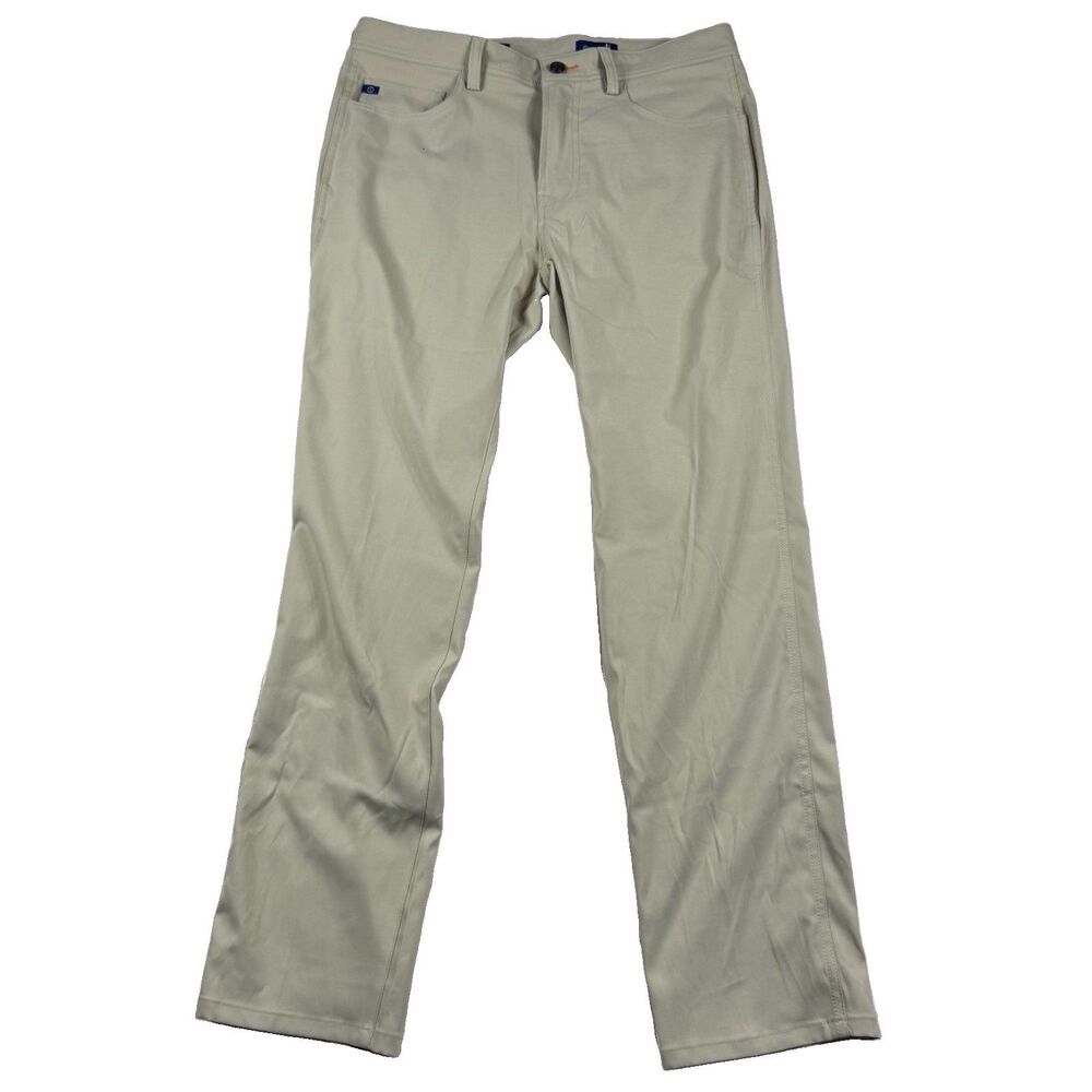 NWT Stitch's Britches Heston Five Pocket Performance Golf Pants Men 32x30 Khaki